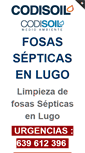 Mobile Screenshot of fosassepticaslugo.com